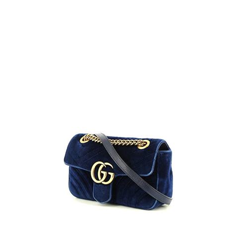 tracolla gucci blu|Gucci borse.